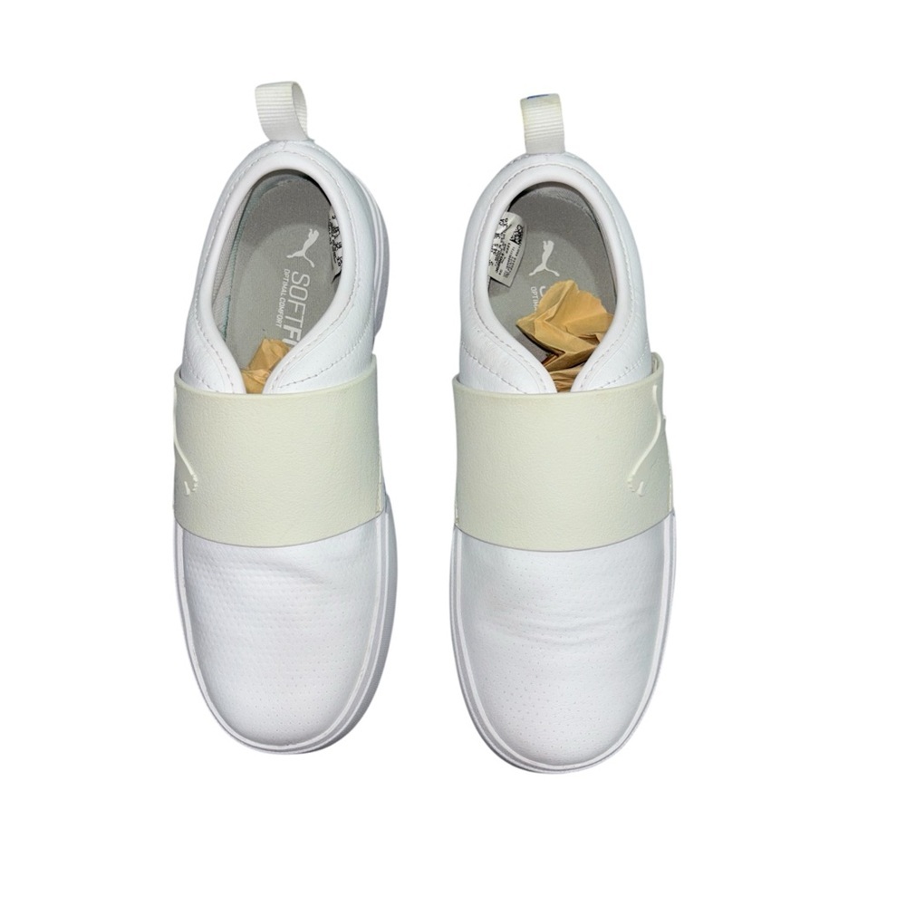 (B) Puma Slip On Shoes White (3c) - Picture 2 of 10